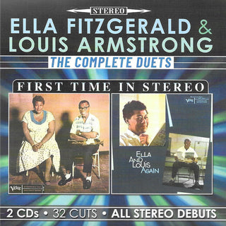 the album cover for Fitzgerald, Ella / Armstrong, Louis - Complete Duets