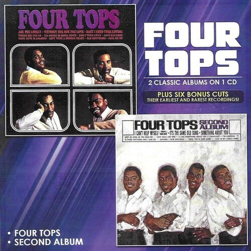The Four Tops- 2 Classic Albums On 1 Cd Plus Six Bonus Cuts