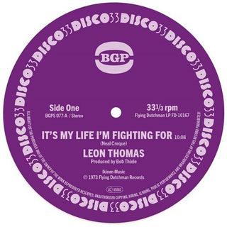 Leon Thomas- It's My Life I'm Fighting For / Shape Your Mind To Die (PREORDER)