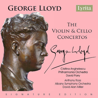 the album cover for Lloyd / Anghelescu / Albany Symphony Orchestra - Violin & Cello Concertos