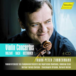 the album cover for J Bach .S. / Mozart / Beethoven,L.V. / Dresden - Violin Concertos