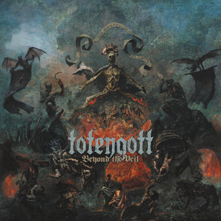 the album cover for Totengott - Beyond The Veil