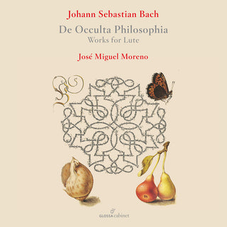 the album cover for J Bach .S. / Mena / Kirkby - De Occulta Philosophia - Works For Lute