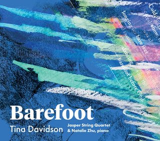 the album cover for Davidson / Zhu / Jasper String Quartet - Barefoot