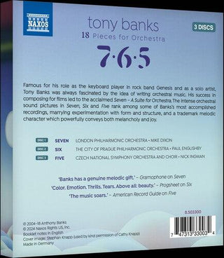 Tony Banks- Banks: 18 Pieces for Orchestra - 7 • 6 • 5