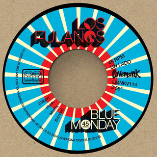 the album cover for Los Fulanos - Blue Monday