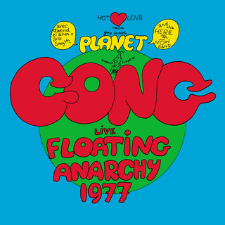 the album cover for Planet Gong - Live Floating Anarchy 1977