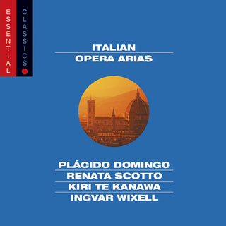 the album cover for PlÃ¡cido Domingo - Italian Opera Arias