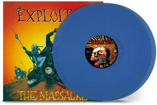 The Exploited- The Massacre (Special Edition) - Trans Blue Vinyl