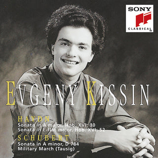 the album cover for Evgeny Kissin - Piano Sonatas
