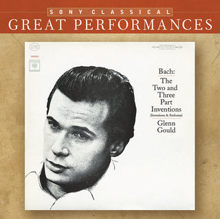 the album cover for Glenn Gould - Two & Three Part Inventions & Sinfonias