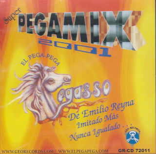 the album cover for Pegasso De Emilio Reyna - Super Pegamix 2001