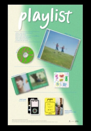 Yu Seung Woo- Playlist - Jewel Case Version - incl. Photocard, Photobook, Postcard + Sticker