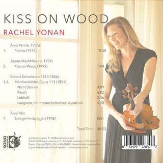 Rachel Yonan- MacMillan, Part & Schumann: Kiss on Wood (PREORDER)