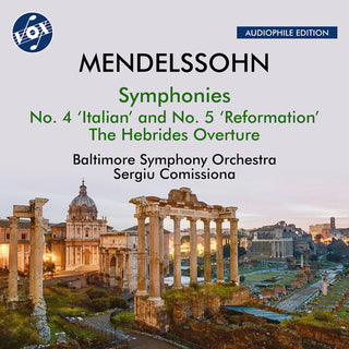 Baltimore Symphony Orchestra- Mendelssohn: The Hebrides, Op. 26, "Fingal's Cave"; Symphony No. 4, Op. 90, "Italian"; Symphony No. 5, Op. 107, "Reformation" (PREORDER)