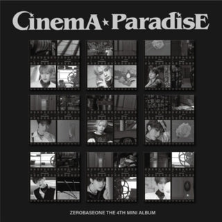 Zerobaseone- Cinema Paradise - Digipack Version - Random Cover - incl. Photobook, Folded Poster, Film Photo, 2 Photocards, Photo Ticket, Slate Card, Sticker + Photocard Frame