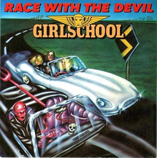 Girlschool- Demolition - Yellow Marbled (PREORDER)