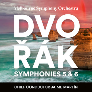 the album cover for Melbourne Symphony Orchestra - Dvorak: Symphonies Nos 5 & 6