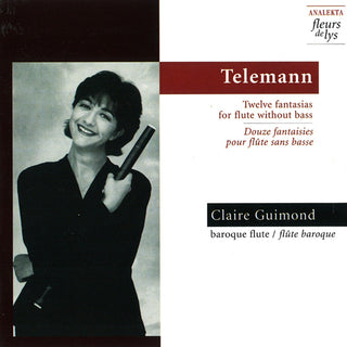the album cover for G.P. Telemann - 12 Fant for Transverse FL Wit