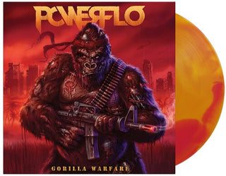 Powerflo- Gorilla Warfare Yellow/Red Merge (Indie Exclusive, Yellow/Red Vinyl)