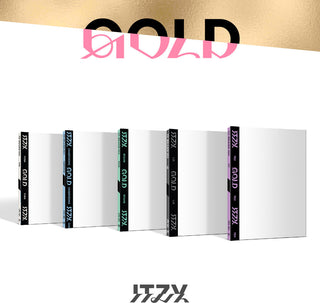 the album cover for ITZY - Gold [Digipack Ver.]