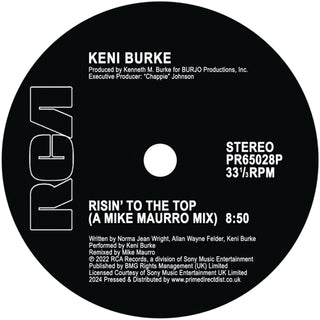 the album cover for Keni Burke - Risin' To The Top (Mike Maurro Mix)