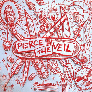 Pierce the Veil- Misadventures (Black/White Vinyl)