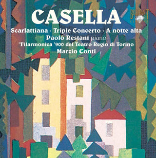 the album cover for Alfredo Casella - Works For Piano & Orchestra (Uk)