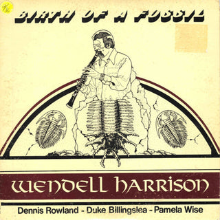 the album cover for Harrison, Wendell - Birth Of A Fossil - 180-Gram Lemon & Black Galaxy Colored Vinyl