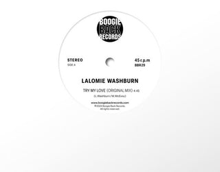 the album cover for Lalomie Washburn - Try My Love