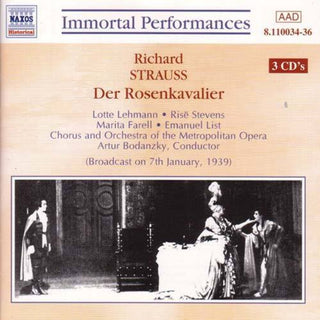 the album cover for StraussRosenkavalier 1946 Met - Strauss:Rosenkavalier 1946 Met (Arg)