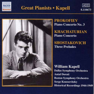 the album cover for Kapell - Piano Concerto No. 3 in C Major*Op