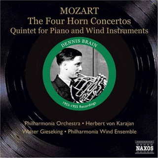 the album cover for W.A. Mozart - HN Cons