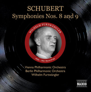 the album cover for F Schubert - Symfoni 8/9 [Import]