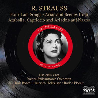 the album cover for J Strauss - Fyra Sista Sanger 1953 [Import]
