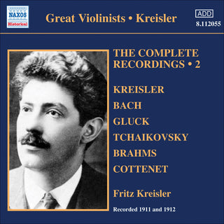 the album cover for FRITZ KREISLER - Complete Recordings Vol.2