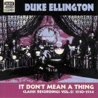 the album cover for Duke Ellington - Vol. 2-It Don't Mean A Thing [Import]