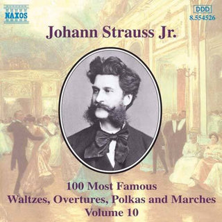 the album cover for J Strauss .Jr. - 100 Most Famous Waltzes/Ovt/Po