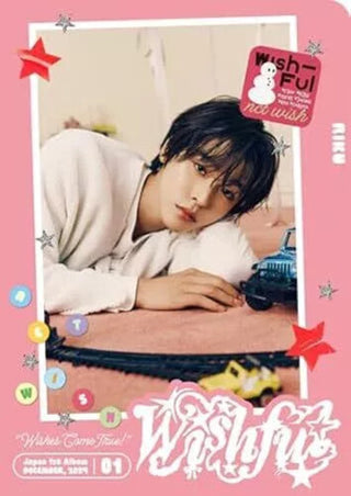 NCT Wish- Wishful - Riku Version - incl. Postcard, Sticker + Trading Card.