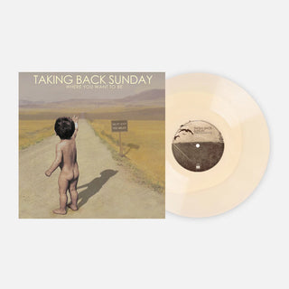 the album cover for Taking Back Sunday - Where You Want To Be - 180-Gram White & Tan Colored Vinyl