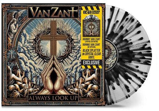 Van Zant- Always Look Up - Black Splatter on Crystal Clear