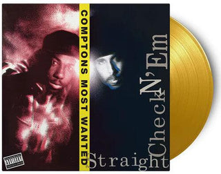 Compton's Most Wanted- Straight Checkn Em - Limited 180-Gram Yellow Colored Vinyl