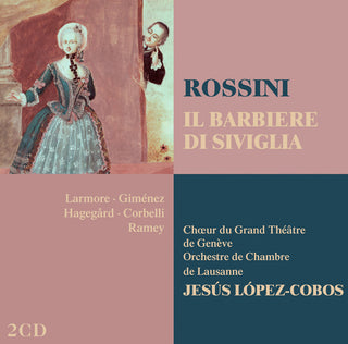 the album cover for G. ROSSINI - Il Barbiere Di Siviglia