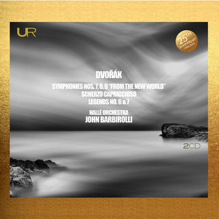 the album cover for Dvorak / Barbirolli / Halle Orchestra - Symphonies Nos. 7, 8 & 9
