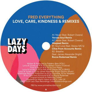 Fred Everything- Love, Care, Kindness & Remixes (PREORDER)