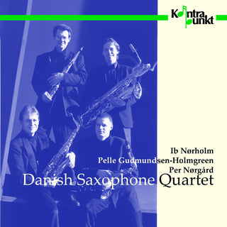 the album cover for Danish Saxophone Quartet - Contemporary Works For Saxopho