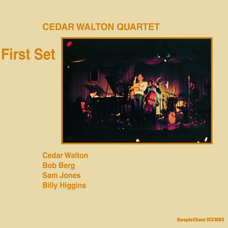 the album cover for Cedar Walton - First Set-180 Gram (Spa) [180 Gram]