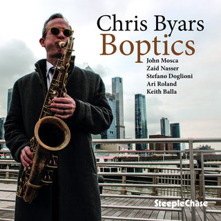 the album cover for Chris Byars - Boptics (Uk)