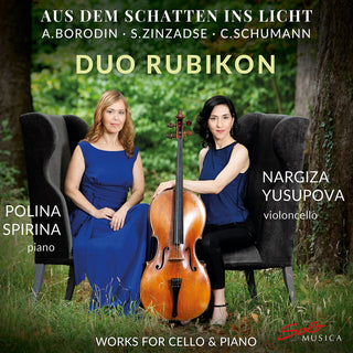 the album cover for Borodin / Schumann / Yusupova - Aus Dem Schatten Ins Licht
