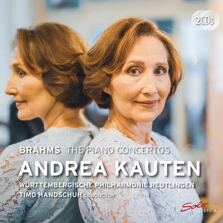 the album cover for Brahms / Wurttembergische Philharmonie Reutlingen - Piano Concertos